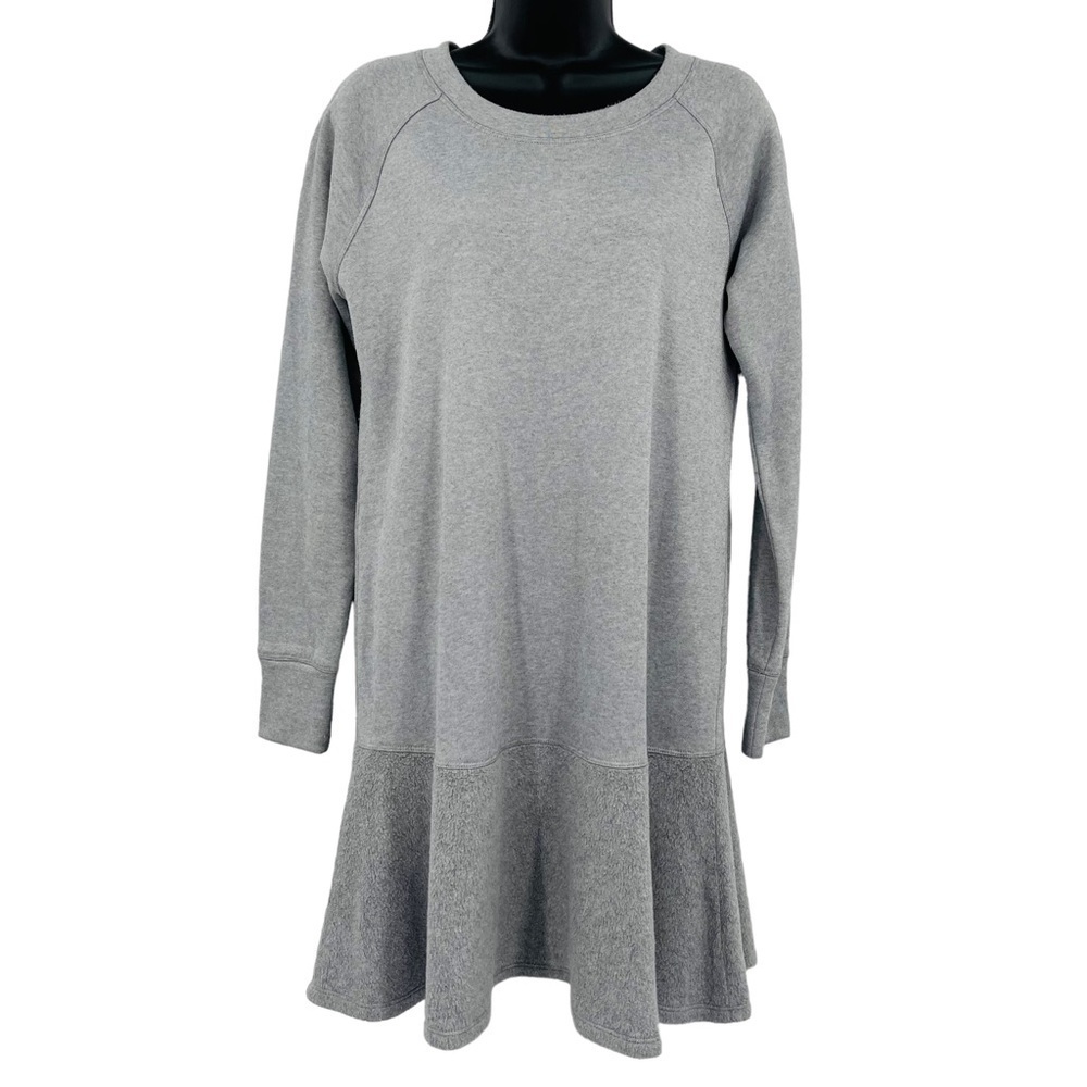 Cabi flashdance dress grey peplum sweatshirt soft women's size S style 3459